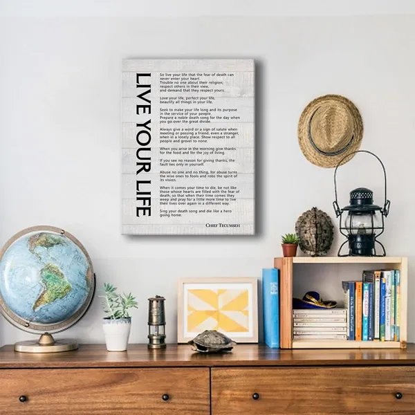 Multicolor_Inspirational_Motivational_Live_Your_Life_Poem_Poster_Canvas_Wall_Art_|_For_Office_Home_Decor_-_Positive_Literaty_Canvas_Print_Wall_Art_Painting_Ready_to_Hang_Gifts_-_Easel_&_Hanging_Hook_12_x_16_Inch
