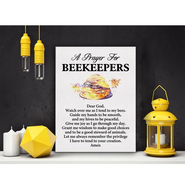 Multicolor_a_Beekeeper's_Prayer_Quote_Poster_Canvas_Wall_Art_|_For_Office_Home_Decor_-_Honey_Maker_Canvas_Print_Wall_Art_Painting_Ready_to_Hang_Gifts_-_Easel_&_Hanging_Hook_12_x_16_Inch