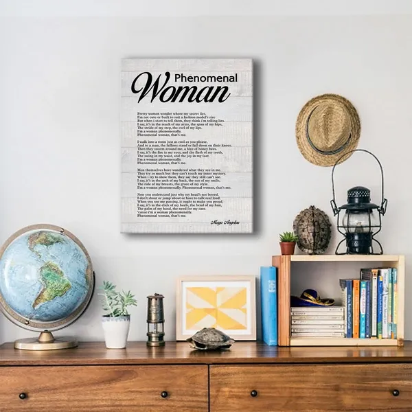 Multicolor_Inspirational_Motivational_Phenomenal_Woman_Poem_Poster_Canvas_Wall_Art_|_For_Office_Home_Decor_-_Positive_Feminist_Canvas_Print_Wall_Art_Painting_Ready_to_Hang_Gifts_-_Easel_&_Hanging_Hook_12_x_16_Inch