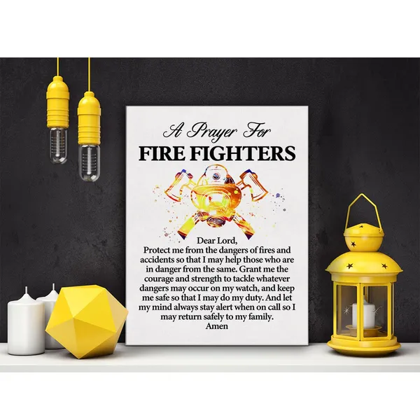 Multicolor_a_Fire_Fighter's_Prayer_Quote_Poster_Canvas_Wall_Art_|_For_Office_Home_Decor_-_Fireman_Firefighting_Professionals_Canvas_Print_Wall_Art_Painting_Ready_to_Hang_Gifts_-_Easel_&_Hanging_Hook_12_x_16_Inch