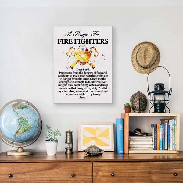 Multicolor_a_Fire_Fighter's_Prayer_Quote_Poster_Canvas_Wall_Art_|_For_Office_Home_Decor_-_Fireman_Firefighting_Professionals_Canvas_Print_Wall_Art_Painting_Ready_to_Hang_Gifts_-_Easel_&_Hanging_Hook_12_x_16_Inch