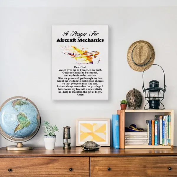 Multicolor_a_Aviation_Mechanic's_Prayer_Quote_Poster_Canvas_Wall_Art_|_For_Office_Home_Decor_-_Aviation_Mechanics_Aviation_Professionals_Canvas_Print_Wall_Art_Painting_Ready_to_Hang_Gifts_-_Easel_&_Hanging_Hook_12_x_16_Inch