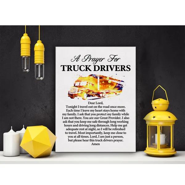 Multicolor_a_Truck_Driver's_Prayer_Quote_Poster_Canvas_Wall_Art_|_For_Office_Home_Decor_-_Truckers_Canvas_Print_Wall_Art_Painting_Ready_to_Hang_Gifts_-_Easel_&_Hanging_Hook_12_x_16_Inch