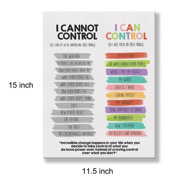 Multicolor_Inspirational_Mental_Health_Poster_Canvas_Wall_Art_|_For_Therapy_Office_Decor_Positive_I_Can_Control_Canvas_Print_Wall_Art_Psychology_Painting_Ready_to_Hang_Gifts_-_Easel_&_Hanging_Hook_12_x_16_Inch