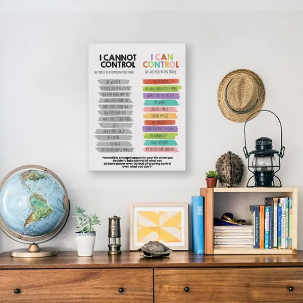 Multicolor_Inspirational_Mental_Health_Poster_Canvas_Wall_Art_|_For_Therapy_Office_Decor_Positive_I_Can_Control_Canvas_Print_Wall_Art_Psychology_Painting_Ready_to_Hang_Gifts_-_Easel_&_Hanging_Hook_12_x_16_Inch