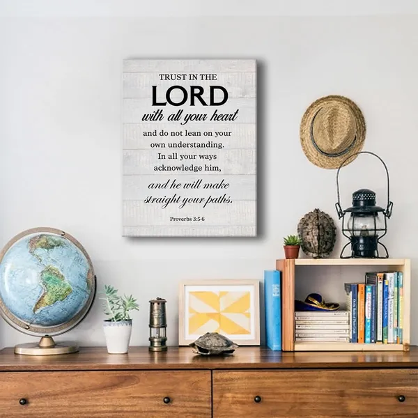 Multicolor_Christian_Trust_in_the_Lord_with_All_Your_Heart_Proverbs_3:5-6_Poster_Canvas_Wall_Art_|_For_Office_Home_Decor_-_Bible_Verse_Scripture_Canvas_Print_Wall_Art_Painting_Ready_to_Hang_Gifts_-_Easel_&_Hanging_Hook_12_x_16_Inch