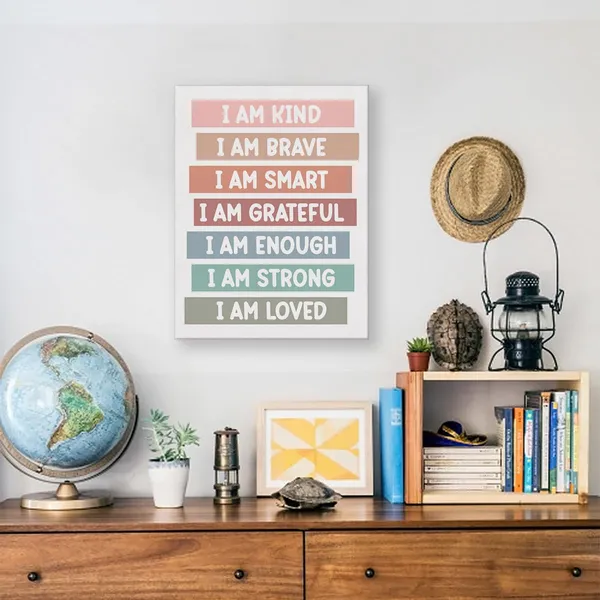 Multicolor_Positive_Affirmation_Poster_Canvas_Wall_Art_|_For_Nursery_Playroom_Decor_Inspirational_Affirmations_Canvas_Print_Wall_Art_Painting_Ready_to_Hang_-_Easel_&_Hanging_Hook_12_x_16_Inch