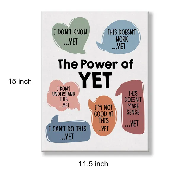 Multicolor_Growth_Mindset_the_Power_of_Yet_Poster_Canvas_Wall_Art_|_For_Home_Therapy_Counseling_Office_Nursery_Decor_Canvas_Print_Wall_Art_Painting_Ready_to_Hang_Gifts_-_Easel_&_Hanging_Hook_12_x_16_Inch