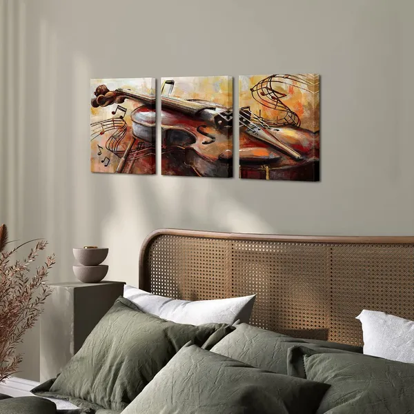 Multicolor_3_Pieces_Music_Wall_Art_Abstract_Violin_Painting_Canvas_Prints_Rustic_Musical_Instrument_Artwork_|_For_Home_Living_Room_Bedroom_Music_Classroom_Vintage_Decoration_Ready_to_Hang_(Small)