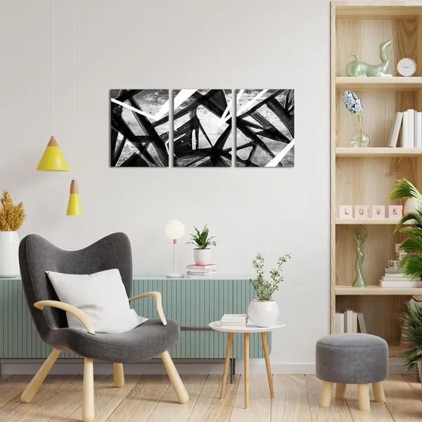 Multicolor_Abstract_Line_Canvas_Wall_Art_Black_and_White_Line_Paintings_Prints_Modern_Minimalist_Decorations_|_For_Home_Living_Room_Bedroom_(Small)