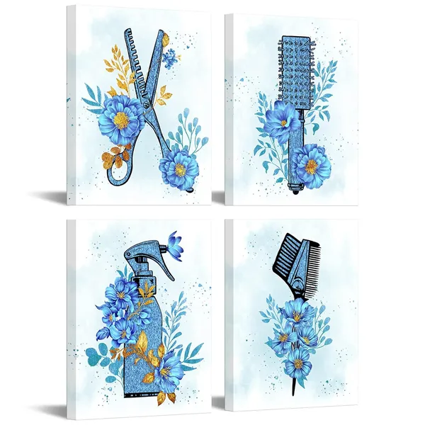 Multicolor_3_Piece_Blue_Fashion_Painting_Wall_Art_Modern_Glam_Barber_Tools_Picture_Canvas_Prints_Beauty_Hair_Poster_|_For_Makeup_Dressing_Room_Beauty_Salons_Barber_Shop_Decor_Ready_to_Hang
