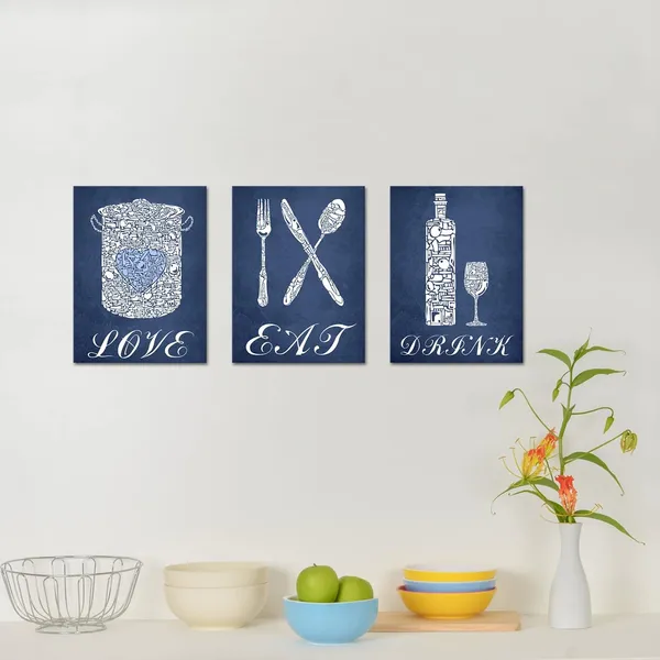 Multicolor_3_Piece_Kitchen_Wall_Art_Eat_Love_Inspirational_Quote_Sign_Restaurant_Cafe_Bar_Decorations_Navy_Blue_Poster_Print_on_Canvas_Framed_|_For_Farmhouse_Country_Home_Dining_Room_Decor_Ready_to_Hang