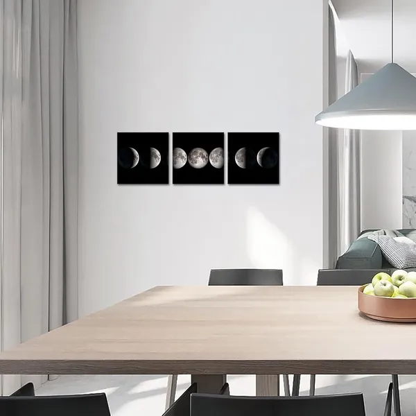 Multicolor_3_Pieces_Moon_Phases_Canvas_Wall_Art_Modern_Lunar_Phases_Picture_Painting_Prints_Contemporary_Bedroom_Bathroom_Decor