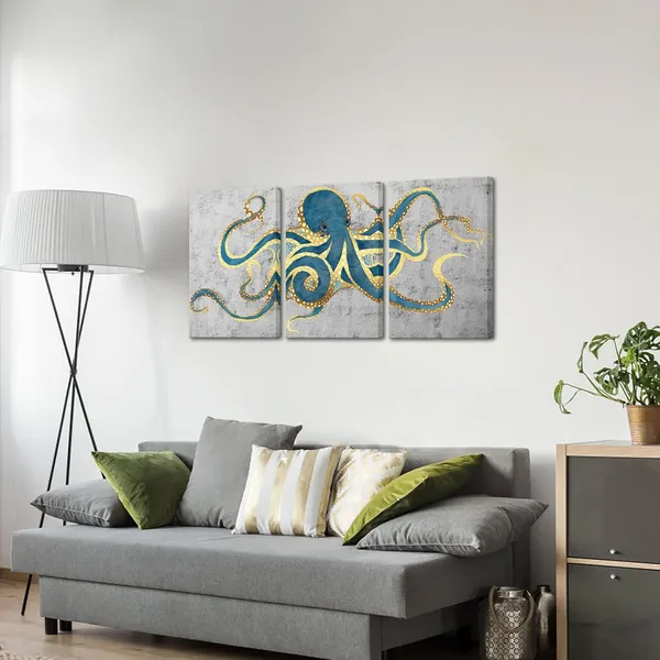 Multicolor_3_Piece_Canvas_Wall_Art_Abstract_Teal_Green_Octopus_Painting_Prints_on_Canvas_Sea_Life_Picture_Poster_Gallery_Wrap_Vintage_Farmhouse_Home_Living_Room_Wall_Decora_Ready_to_Hang