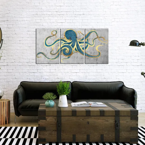 Multicolor_3_Piece_Canvas_Wall_Art_Abstract_Teal_Green_Octopus_Painting_Prints_on_Canvas_Sea_Life_Picture_Poster_Gallery_Wrap_Vintage_Farmhouse_Home_Living_Room_Wall_Decora_Ready_to_Hang
