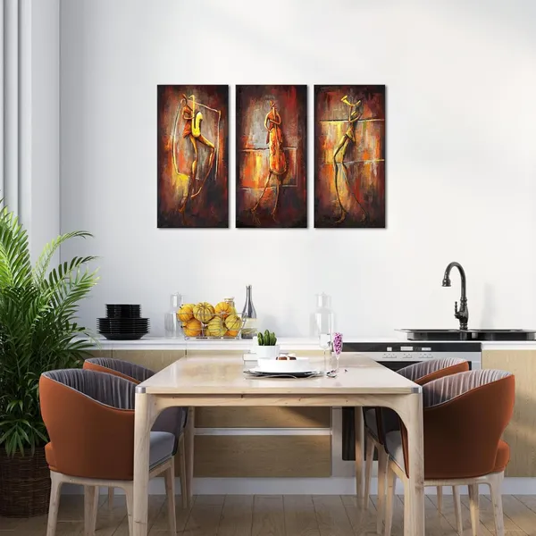 Multicolor_3_Piece_Music_Wall_Art_Abstract_Jazz_Painting_Picture_Vintage_Play_Saxophone_Trumpet_Poster_Printed_on_Canvas_Framed_|_For_Living_Room_Night_Club_Pub_Bar_Decor_Ready_to_Hang_(Medium)