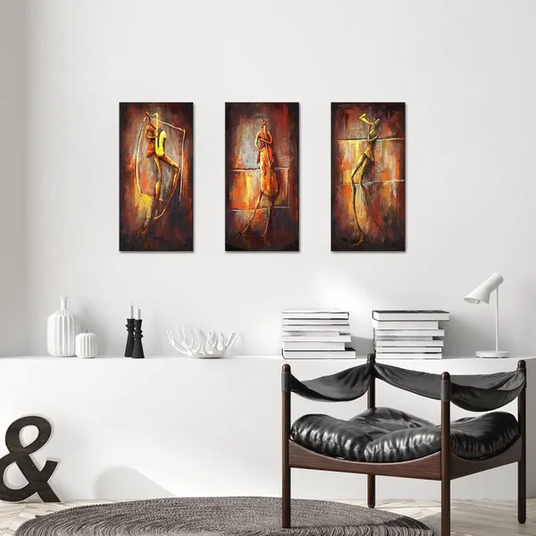 Multicolor_3_Piece_Music_Wall_Art_Abstract_Jazz_Painting_Picture_Vintage_Play_Saxophone_Trumpet_Poster_Printed_on_Canvas_Framed_|_For_Living_Room_Night_Club_Pub_Bar_Decor_Ready_to_Hang_(Medium)