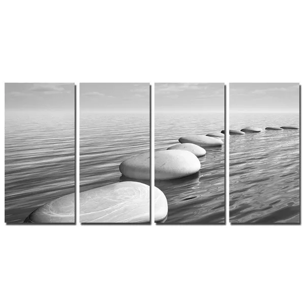Multicolor_Zen_Canvas_Wall_Art_Peaceful_Relaxing_Grey_Zen_Stones_Pictures_Poster_Wall_Art_|_For_Living_Room_Bedroom_Spa_Yoga_Room_Wall_Decoration_Stretched_on_Wood_Frame_Ready_to_Hang