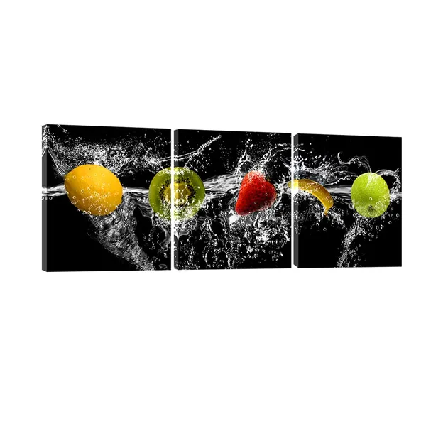 Multicolor_Dancing_Fruit_Modern_Landscape_Artwork_3_Panels_Giclee_Canvas_Prints_on_Stretched_and_Framed_Canvas_Wall_Art_D??or_|_For_Living_Room_Home_Decorations