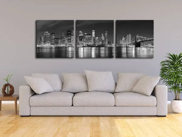 Multicolor_Modern_City_Night_View_Stretched_and_Framed_Seascape_3_panels_Giclee_Canvas_Prints_Artwork_on_Canvas_Wall_Art_Ready_to_Hang_|_For_Home_Decor_AH3028-5050