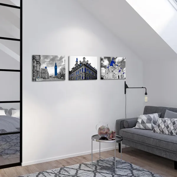 Multicolor_European_Architecture_Wall_Art_Black_White_Blue_City_Picture_Prints_Cityscape_Wall_Decor_Mediterranean_Artwork_|_For_Walls_(small)