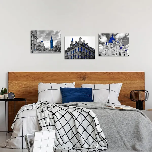 Multicolor_European_Architecture_Wall_Art_Black_White_Blue_City_Picture_Prints_Cityscape_Wall_Decor_Mediterranean_Artwork_|_For_Walls_(small)