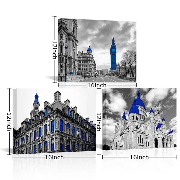 Multicolor_European_Architecture_Wall_Art_Black_White_Blue_City_Picture_Prints_Cityscape_Wall_Decor_Mediterranean_Artwork_|_For_Walls_(small)