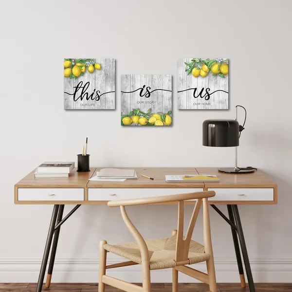 Multicolor_This_Is_Us_Canvas_Wall_Art_Inspirational_Quotes_Wall_Art_Lemon_Printed_Canvas_Motivational_Yellow_Grey_Framed_Painting_Artwork_|_For_The_Home_Living_Room_Bedroom_(grey,_small)