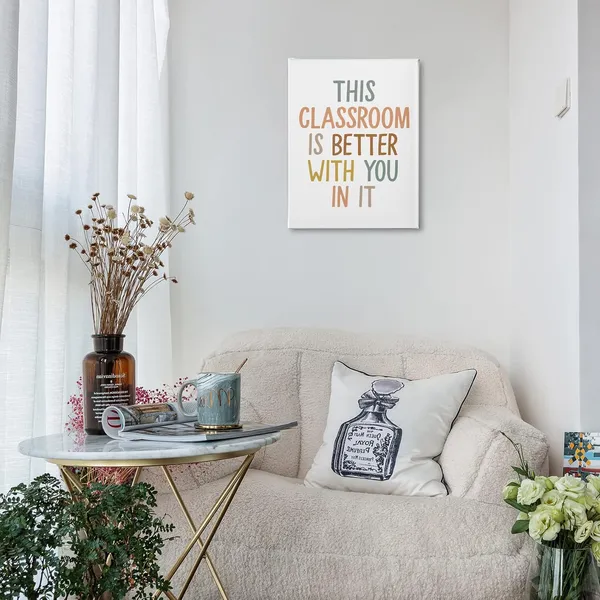 Multicolor_This_Classroom_Is_Better_With_You_In_It_Wall_Art,Inspirational_Motivational_Boho_Child_Educational_Learning_Print_Framed_Canvas_Painting_Artwork_Home_Classroom_Playroom_Room_Decor(11x14_Inch)