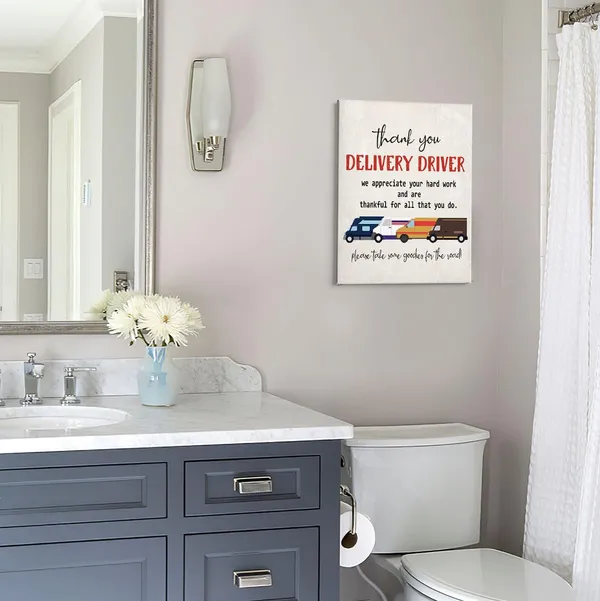 Multicolor_Thank_My_Driver_Wall_Art,_Delivery_Driver_Snack_Sign,_Thank_My_Delivery_Driver_Appreciation_Poster_Print_Framed_Canvas_Painting_Artwork_|_For_Home_Cafe_Bar_Pub_Restaurant_Office_Decor(11x14_In)