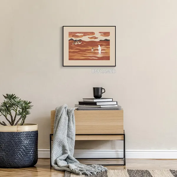 Multicolor_OAOPIC_Abstract_Jesus_Pictures_Canvas_Wall_Art,_Jesus_and_Peter_Walk_on_Water_Minimalist_Posters_|_For_Room_Aesthetic_Decor,_Christian_Spiritual_Religious_Prints_Paintings_12x16in_Unframed