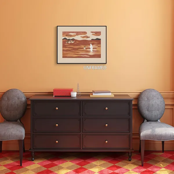 Multicolor_OAOPIC_Abstract_Jesus_Pictures_Canvas_Wall_Art,_Jesus_and_Peter_Walk_on_Water_Minimalist_Posters_|_For_Room_Aesthetic_Decor,_Christian_Spiritual_Religious_Prints_Paintings_12x16in_Unframed