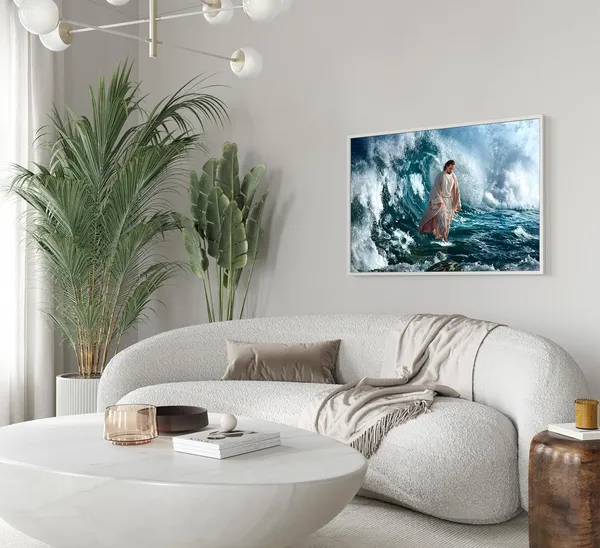 Multicolor_1Pc_Jesus_Walking_on_the_Water_Canvas_Wall_Art_Christian_Abstract_Art_Posters_Prints_God_Painting_Modern_Pictures_Artwork_Bedroom_Living_Room_Office_Home_Decor_Unframed