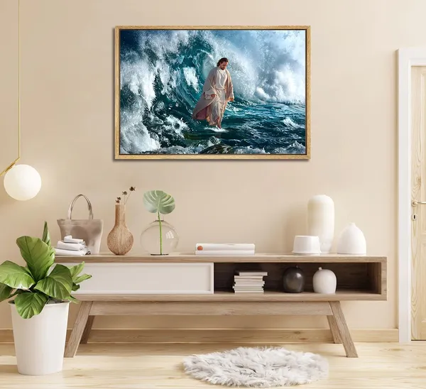 Multicolor_1Pc_Jesus_Walking_on_the_Water_Canvas_Wall_Art_Christian_Abstract_Art_Posters_Prints_God_Painting_Modern_Pictures_Artwork_Bedroom_Living_Room_Office_Home_Decor_Unframed