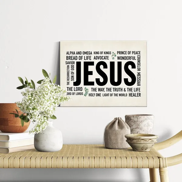 Multicolor_Christian_Religious_Gift_Christian_Words_Canvas_Painting_Framed_Jesus_Poster_Print_Wall_Art_Decor_|_For_Home_Office_Living_Room