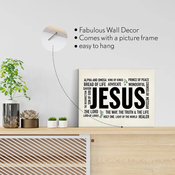 Multicolor_Christian_Religious_Gift_Christian_Words_Canvas_Painting_Framed_Jesus_Poster_Print_Wall_Art_Decor_|_For_Home_Office_Living_Room