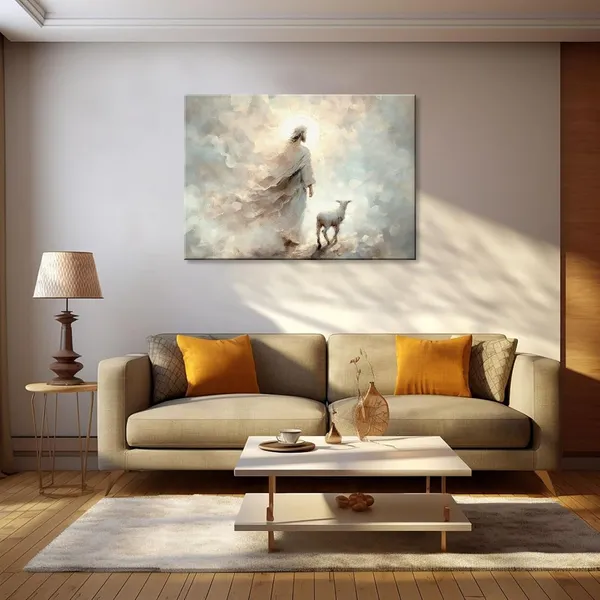 Multicolor_Jesus_Wall_Art_Boho_Jesus_And_Lamb_Canvas_Wall_Art_Scripture_Wall_Art_Religious_Wall_Decor_Christian_Canvas_Wall_Art_Prints_Home_Decor_|_For_Bathroom_Living_Room_Kitchen_Bedroom_16x12inch