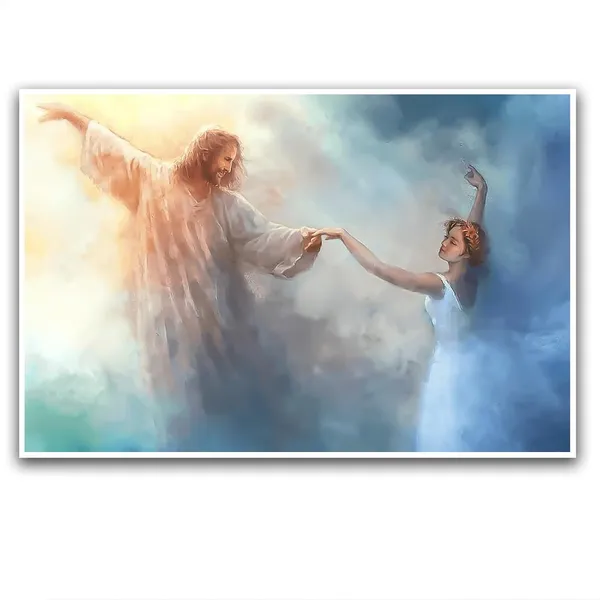 Multicolor_Jesus_Christ_dancing_with_ballerina_print_christian_art_jesus_with_woman_painting_digital_jesus_art_jesus_picture_modern_home_decor_canvas_wall_art_poster