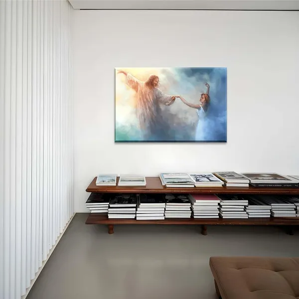Multicolor_Jesus_Christ_dancing_with_ballerina_print_christian_art_jesus_with_woman_painting_digital_jesus_art_jesus_picture_modern_home_decor_canvas_wall_art_poster