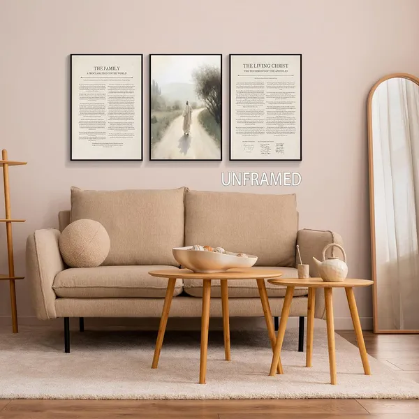 Multicolor_3_Piece_The_Living_Christ_Family_Proclamation_Canvas_Wall_Art_-_Jesus_Painting_Mormon_Art_Poster_-_Latter_Day_Saint_LDS_Pictures_Print_-_Christian_Catholic_Bible_Verse_Decor_12x16in_Unframed