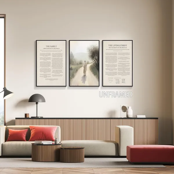 Multicolor_3_Piece_The_Living_Christ_Family_Proclamation_Canvas_Wall_Art_-_Jesus_Painting_Mormon_Art_Poster_-_Latter_Day_Saint_LDS_Pictures_Print_-_Christian_Catholic_Bible_Verse_Decor_12x16in_Unframed
