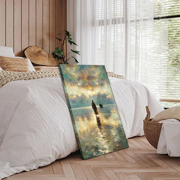 Multicolor_Framed_Jesus_Pictures_|_For_Wall_God_Canvas_Wall_Art_Jesus_Walking_on_Water_Paintings_print_|_For_Living_Room_Christian_Art_Decor_Religious_Posters_Ready_to_Hang_12x16Inches