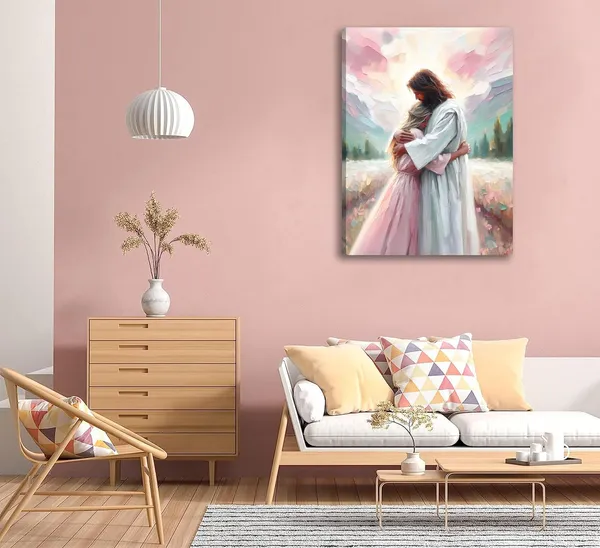 Multicolor_Jesus_Hugging_Woman_Canvas_Wall_Art_Christian_Bible_Stories_Painting_Picture_Wall_Decor_Religious_Belief_Inspirational_Poster_Print_Artwork_|_For_Living_Room_Bedroom_Home_Decoration