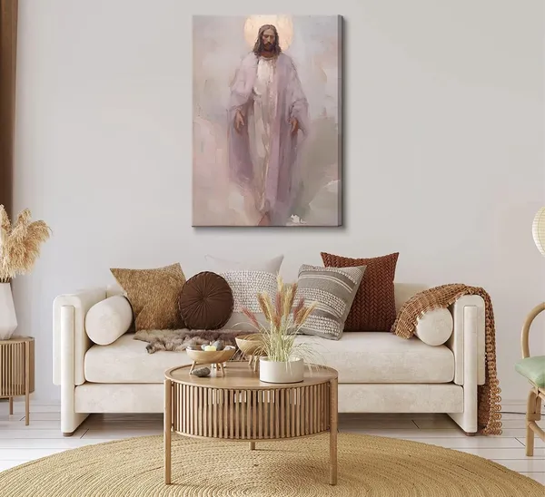 Multicolor_Framed_Jesus_Christ_Portrait_Holy_Wall_Art_God_Peace_Faith_Canvas_Wall_Decor_Abstract_Divine_Mercy_Religious_Pictures_Paintings_Posters_|_For_Living_Room_Bedroom_Church_Home_Decor_Ready_To_Hang_12x16in