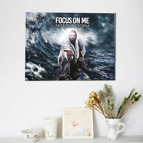 Multicolor_Tourrest_Christian_Jesus_Cross_Canvas_Wall_Art_Religious_Faith_Poster_Large_Wooden_Wall_D??or_Christ_Bible_Framed_Artwork_|_For_Church_Bedroom_Modern_Home_Print_Painting_16x12_Inch