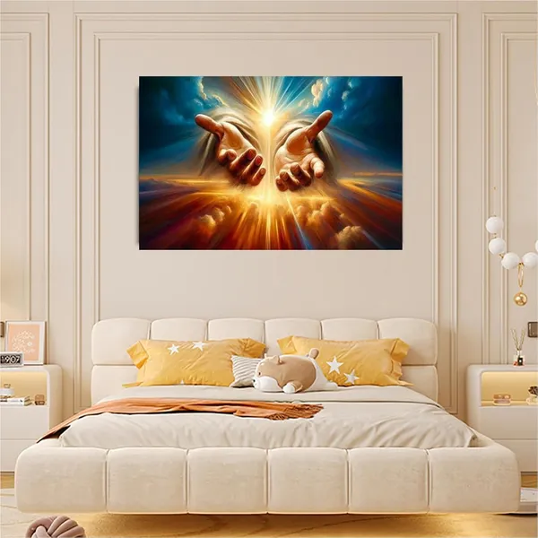 Multicolor_Framed_Jesus_Canvas_Wall_Art,_Jesus_Picture,_Christian_Posters_Print_Mural,_Bedroom,_Office,_Living_Room,_Cafe,_Bar,_Wall_Decoration,_Christian_Home_Decor_12x16inch