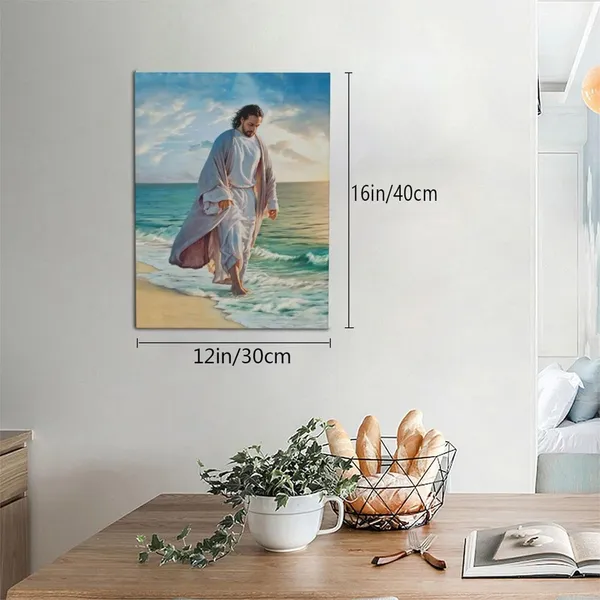 Multicolor_Jesus_Christ_Canvas_Wall_Art_Jesus_Poster_Christian_Religious_Artwork_Christ_Spiritual_Framed_|_For_Bedroom_Living_Room_12x16_Inch