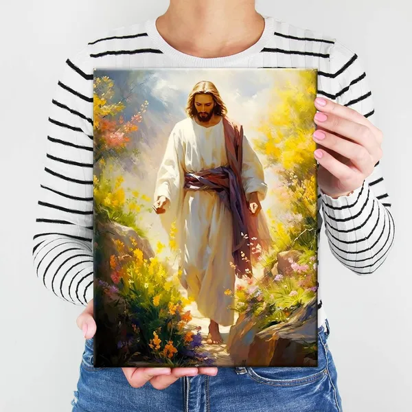 Multicolor_12_x_16_Canvas_Jesus_Painting,_Christian_Jesus_Wall_Art_Decor,_Framed_God_Hand_Print_Picture_and_Poster_|_For_Living_Room(Jesus06)