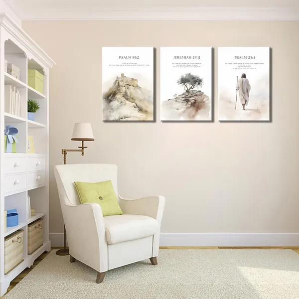 Multicolor_3Pcs_Framed_Jesus_Wall_Art_Christian_Bible_Verse_Canvas_Posters_Prints_Minimalist_Bible_Stories_Scripture_Wall_Decor_Pictures_Religious_Artwork_|_For_Living_Room_Bedroom_Church_Decoration