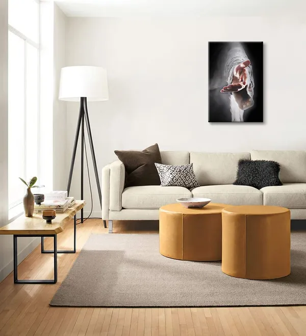 Multicolor_Jesus_Religion_With_Framed_Canvas_Wall_Art_Give_Me_Your_Hand_God_Christian_Wall_Art_Jesus_Poster_Pictures_Wall_Art_Christian_Wall_Decor_Prayer_Room_Bedroom_Living_Room_Ready_to_Hang_16_"x24"